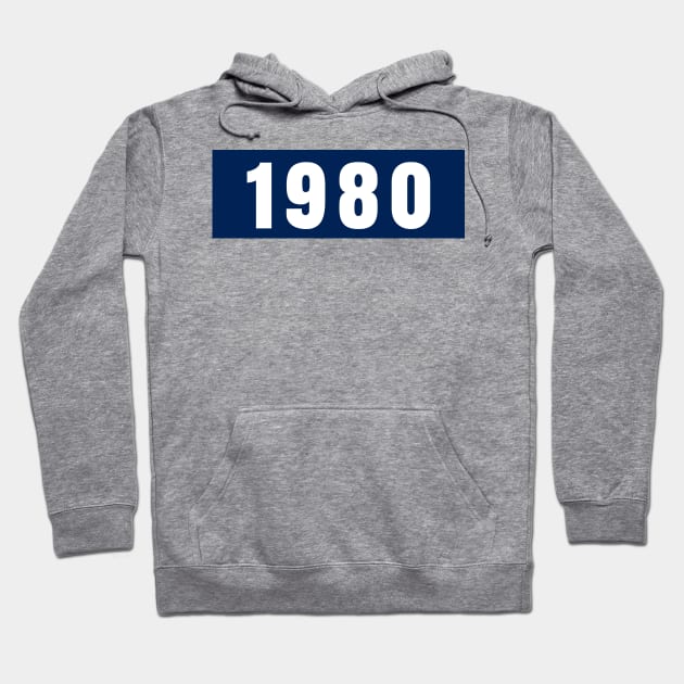 1980 Birthday Year Hoodie by Suprise MF